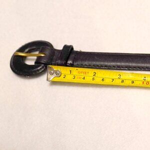 Ralph Lauren Black leather women's belt